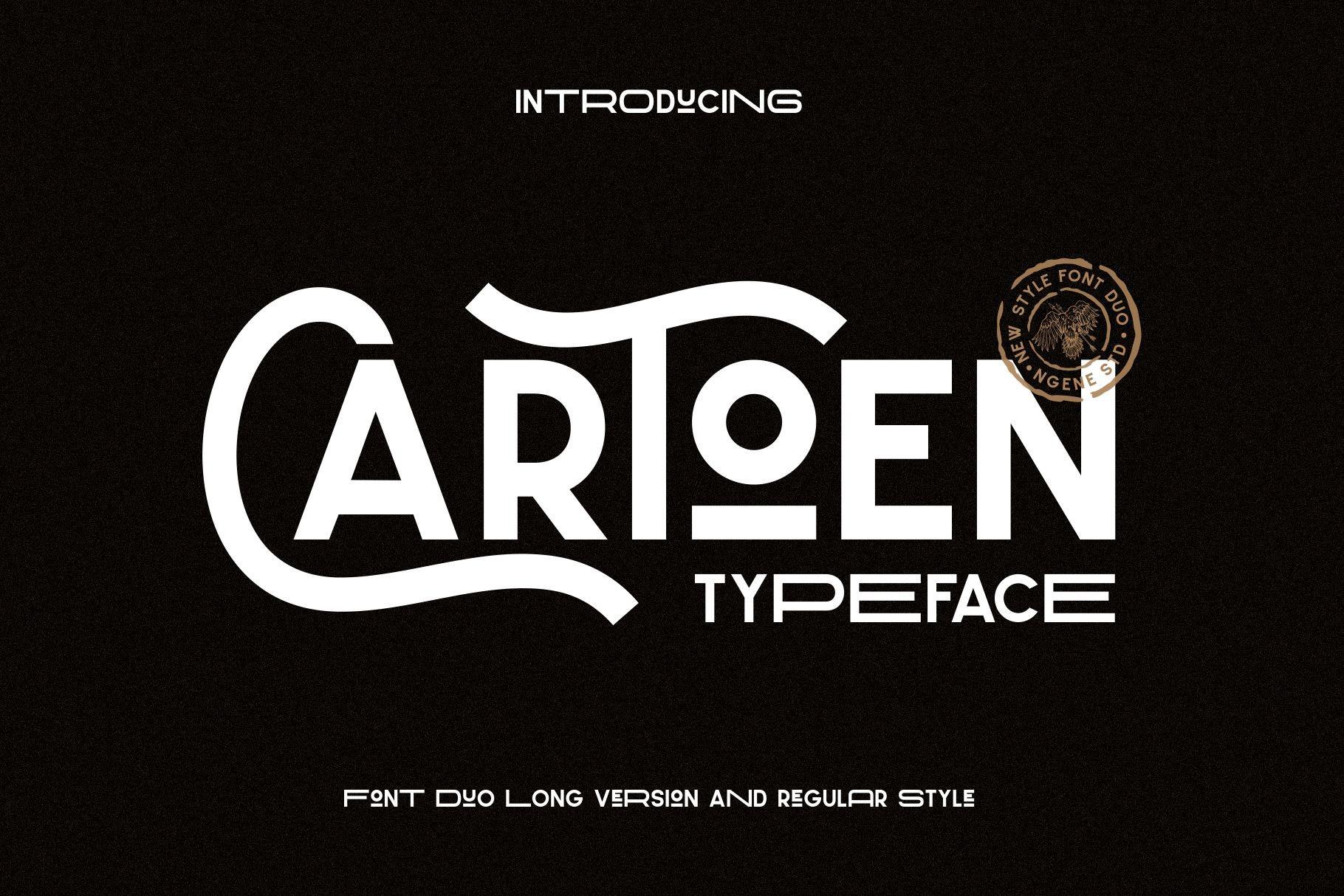 Cartoen Font Duo Font