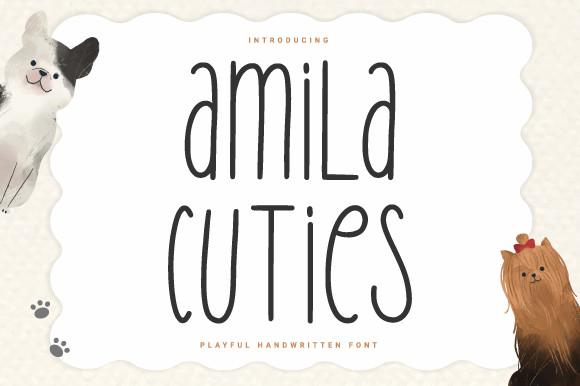 Amila Cuties Font