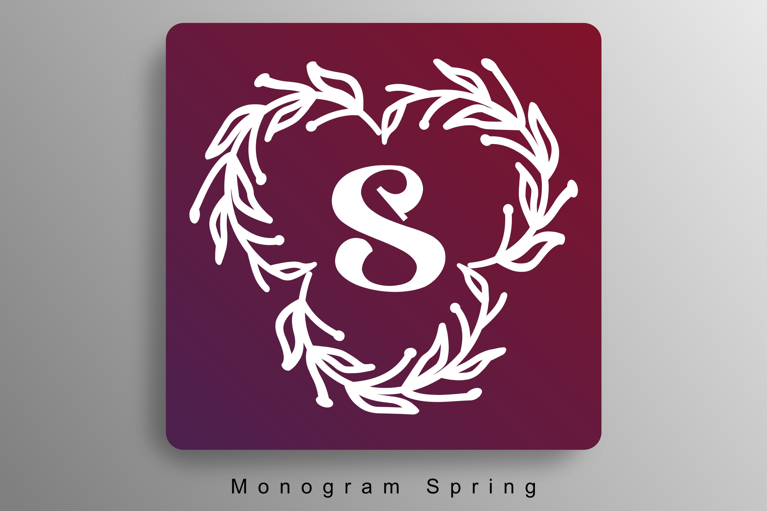 Monogram Spring Font