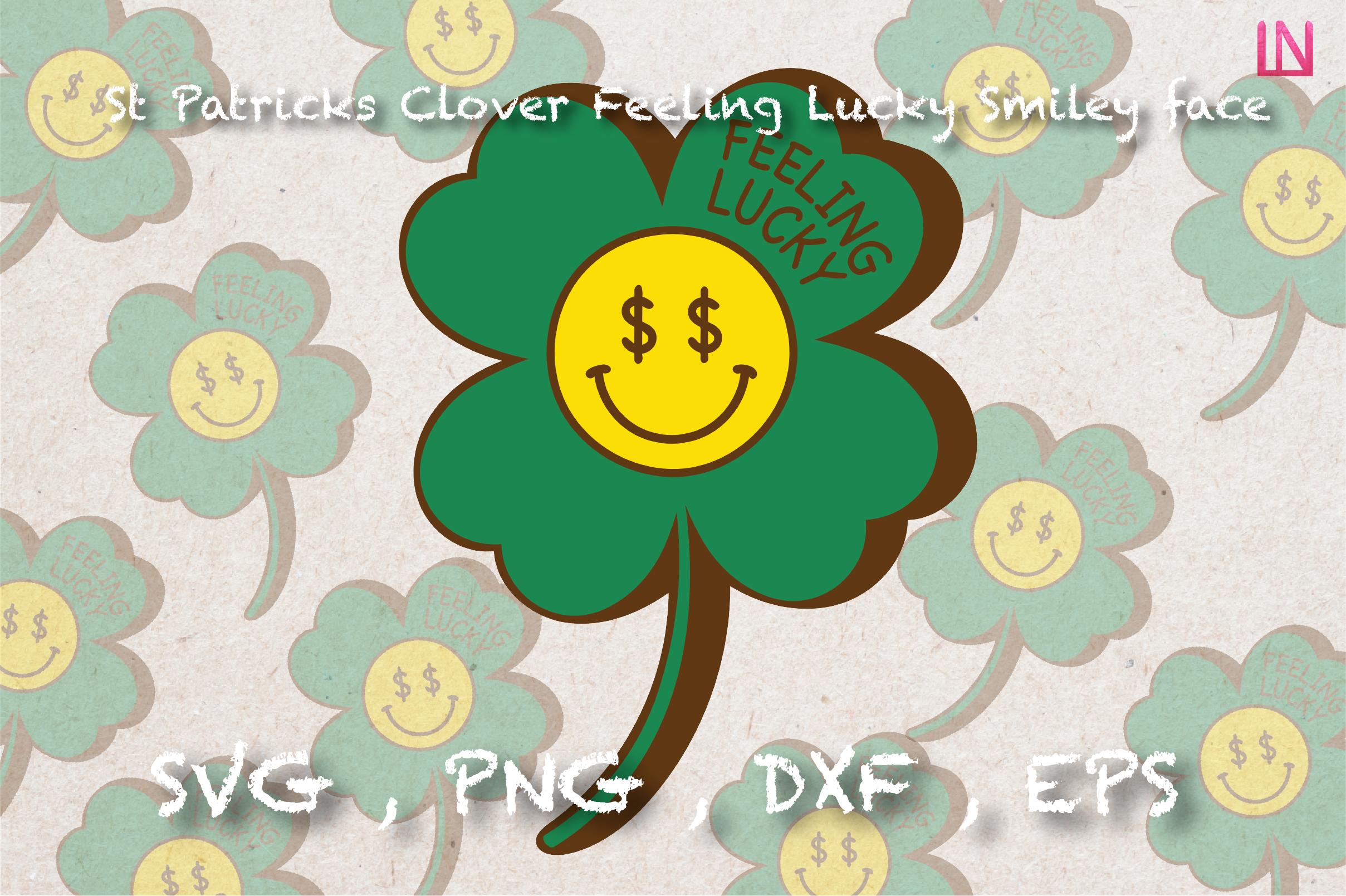St Patricks Clover Feeling Lucky Smiley