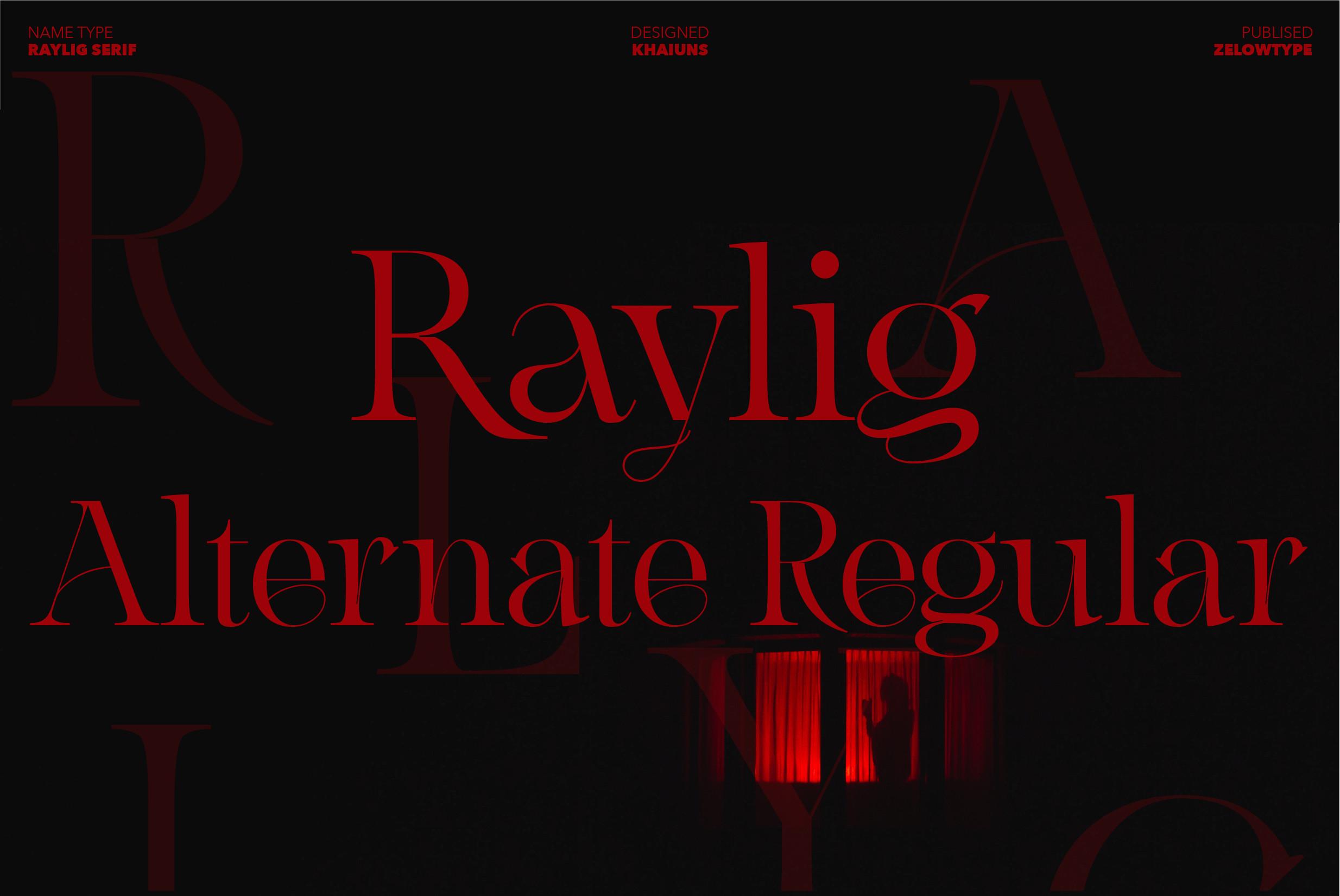 Raylig Alternate Regular Font