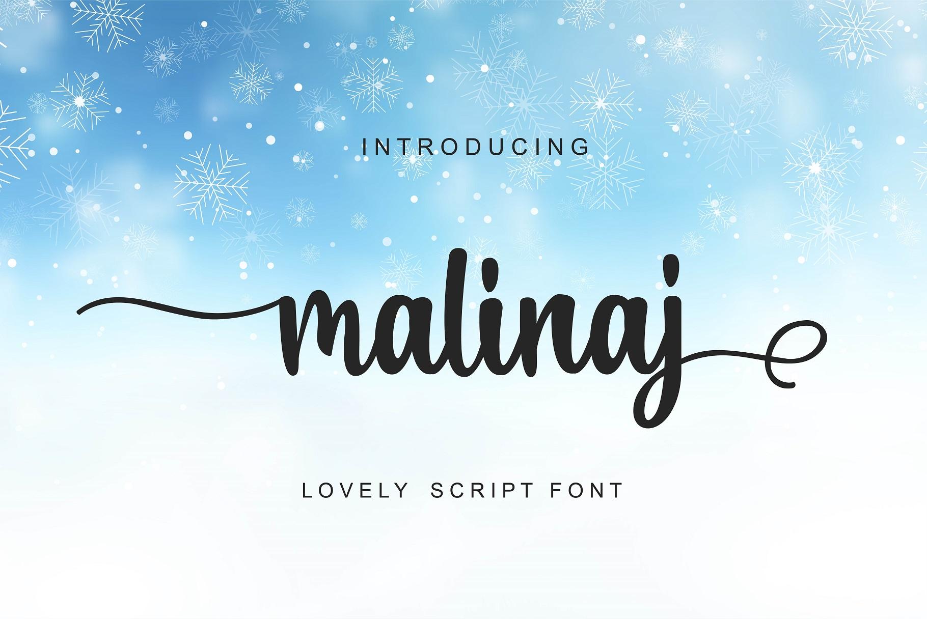 Malinaj  Font