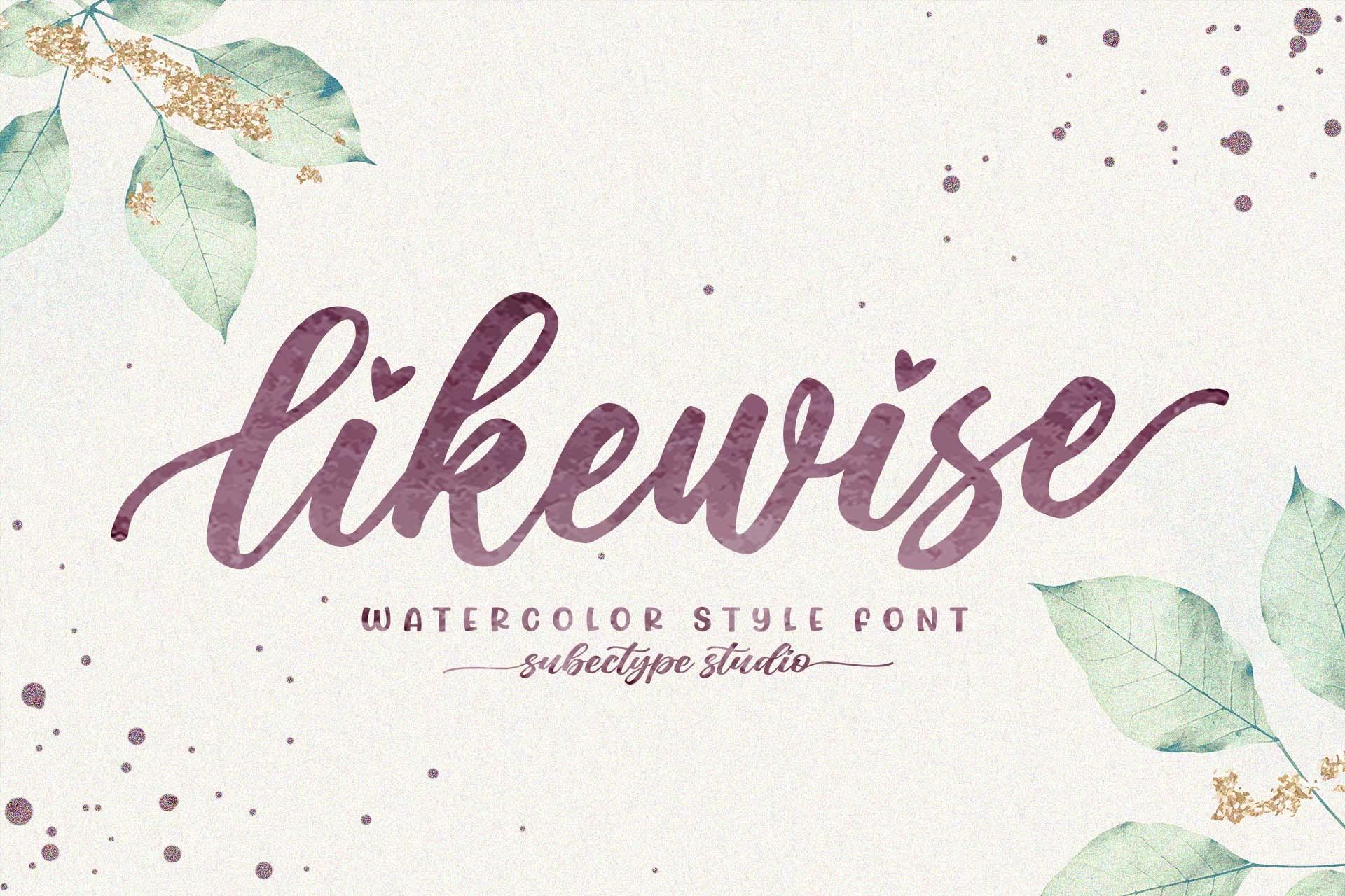 Likewise Font