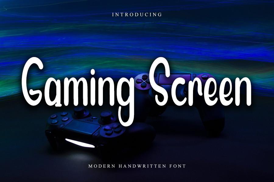 Gaming Screen Font