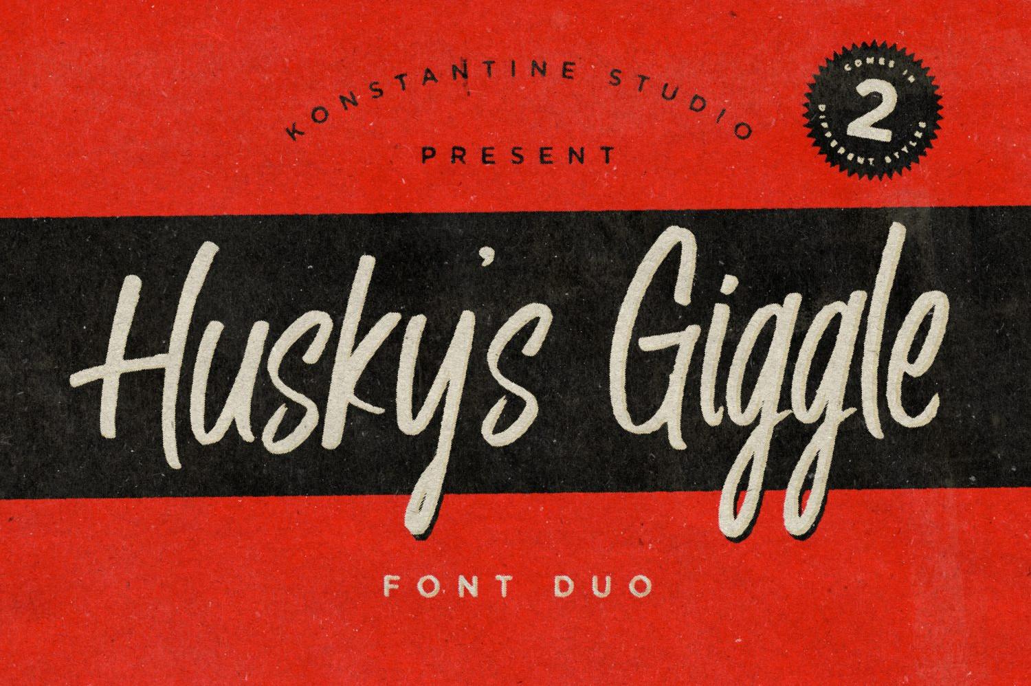 Husky's Giggle Font
