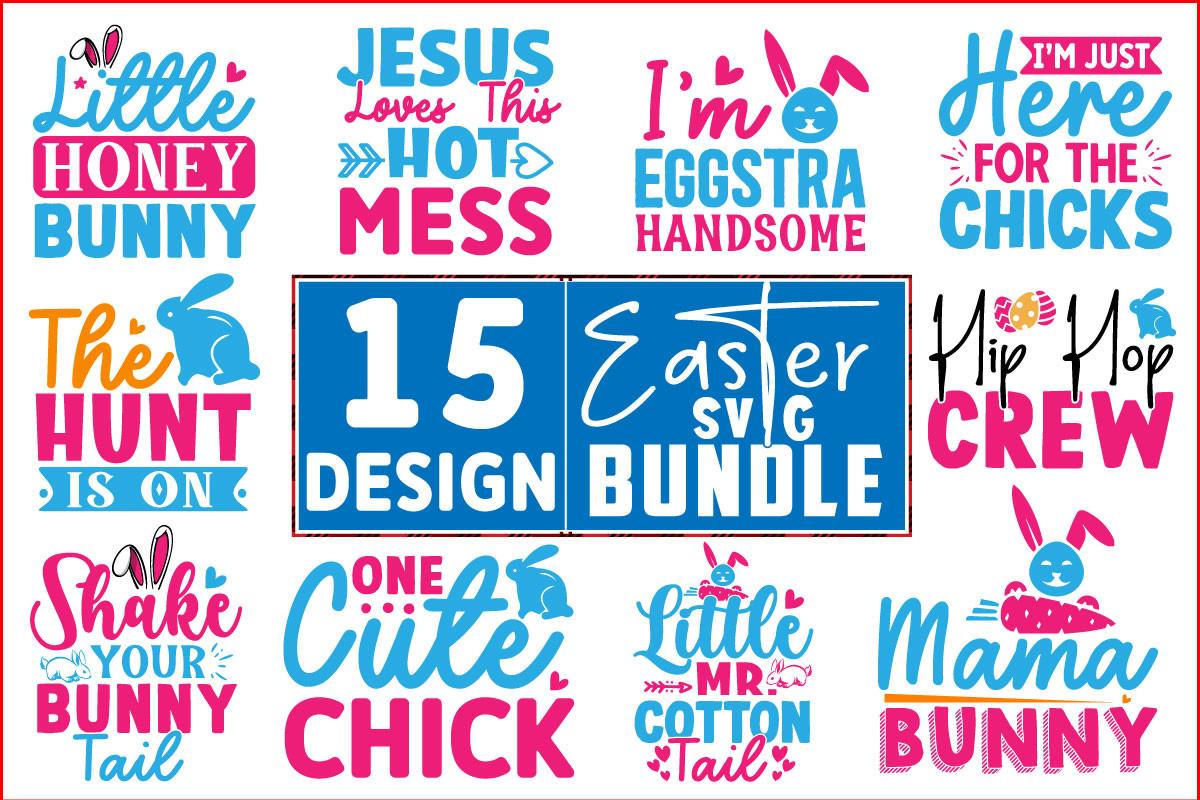 Easter SVG Quotes Design Bundle