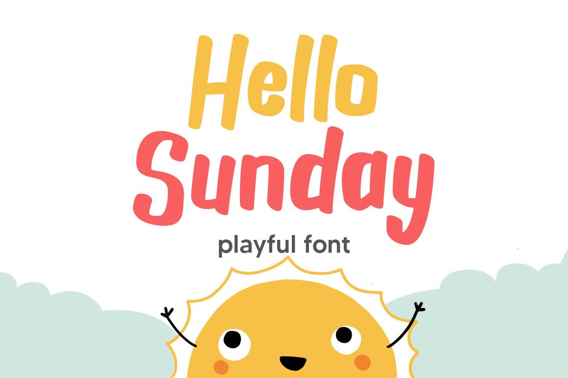 Hello Sunday Font