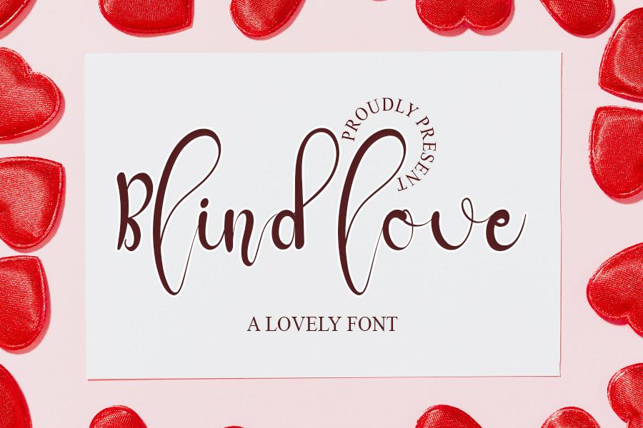 Blind Love Font