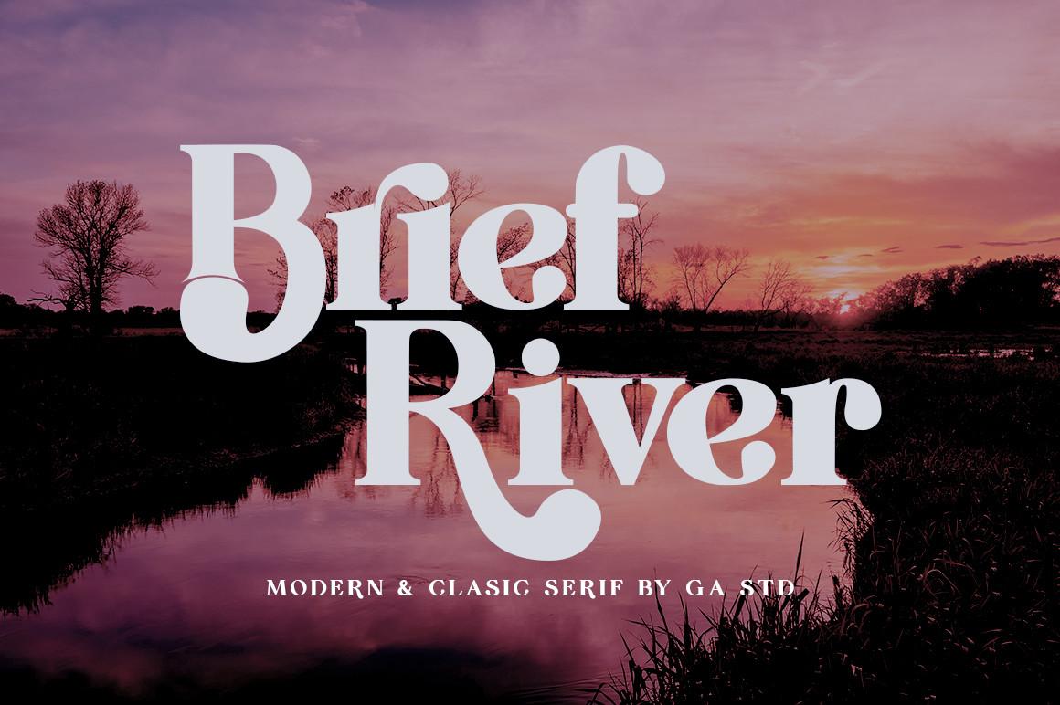Brief River Font