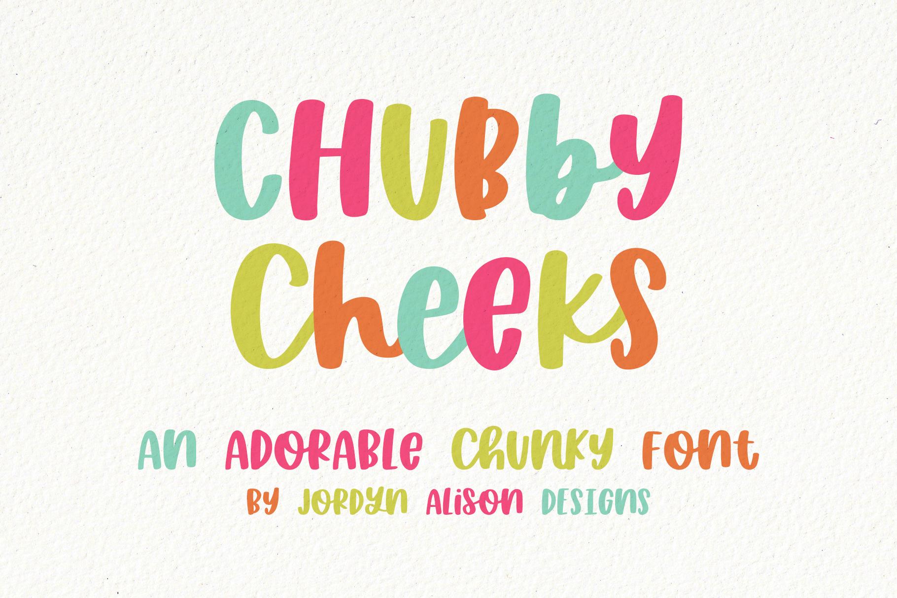 Chubby Cheeks Font