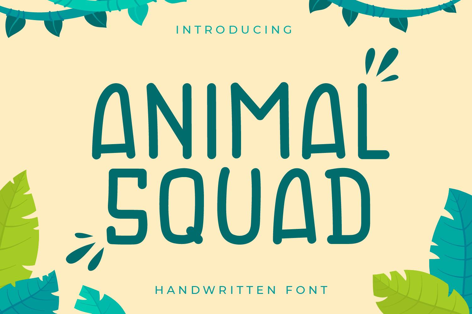 Animal Squad Font