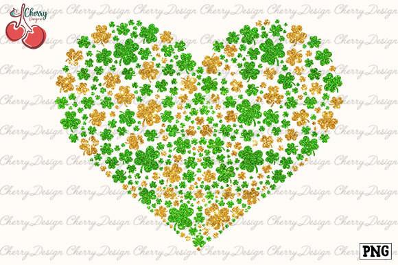 St Patrick's Day Shamrock Heart