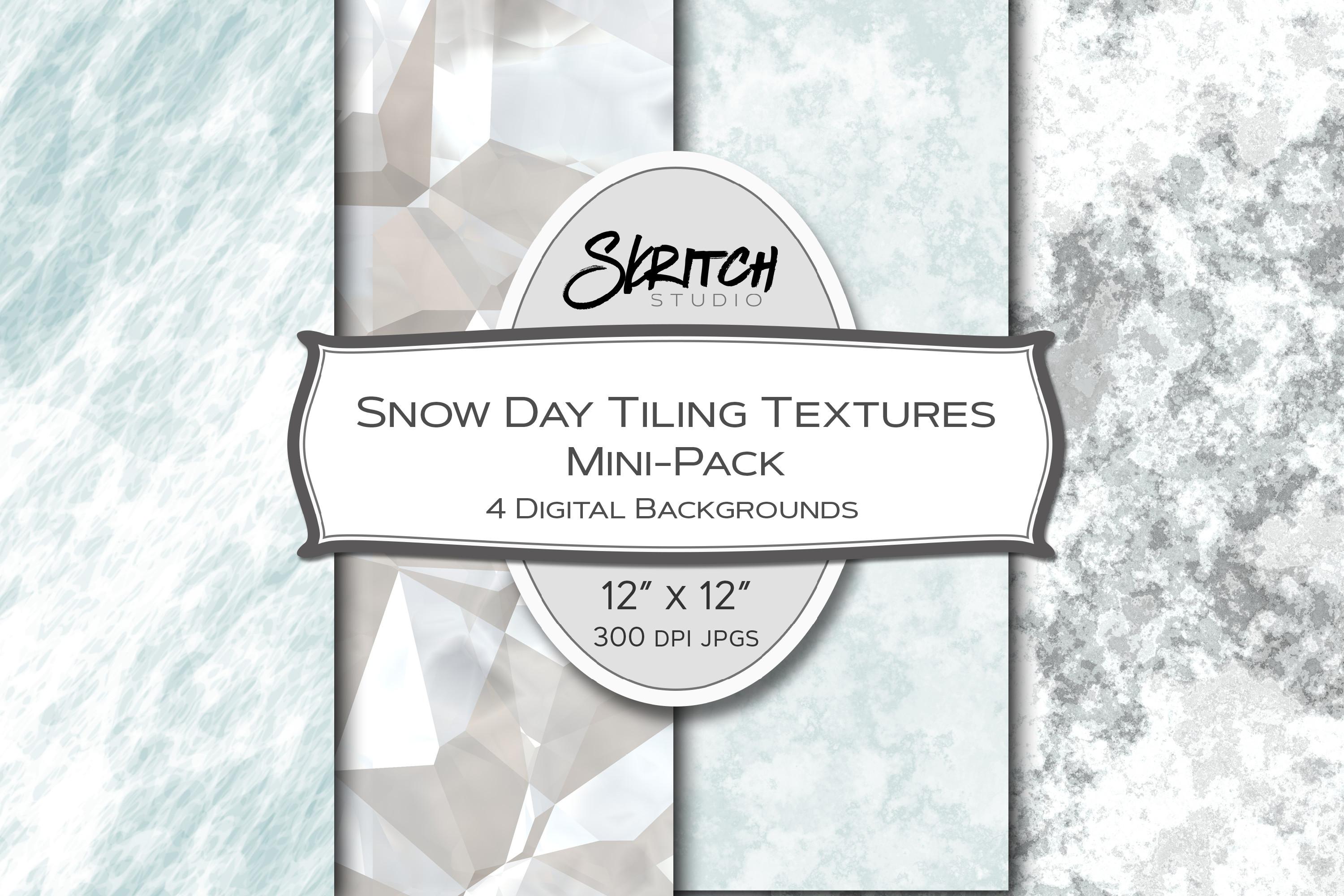 FREE Snow Day White Texture Mini-Pack