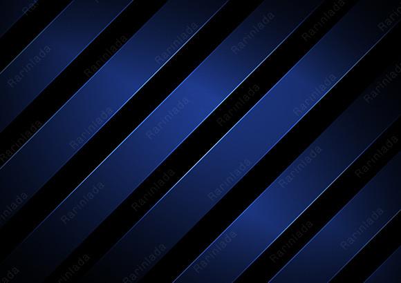 Abstract Blue Stripes Lines Pattern