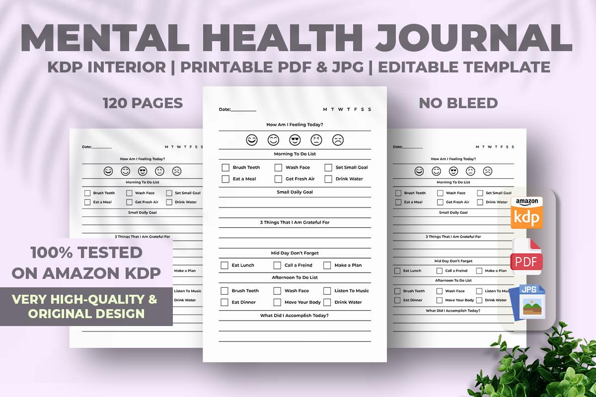 Mental Health Journal KDP Interior