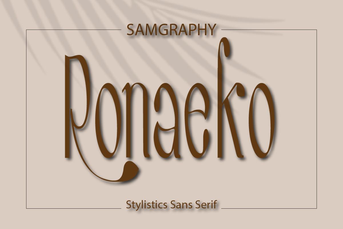 Ronaeko Font