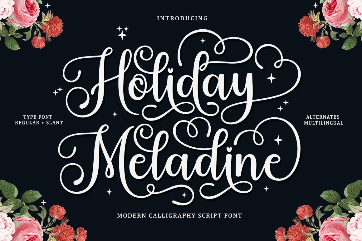 Holiday Meladine Font