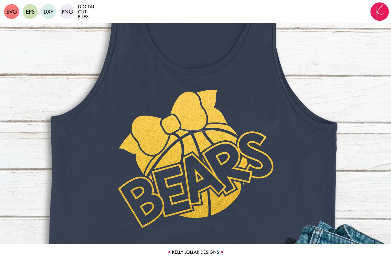 Bears Basketball with Bow