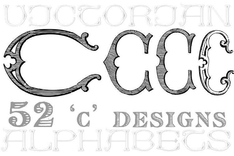 Victorian Alphabets C Font