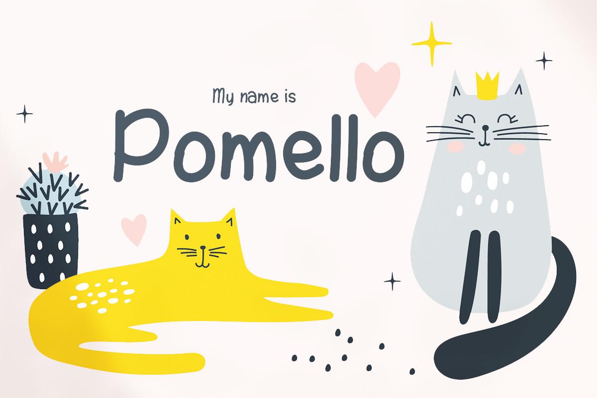 My Name is Pomello Font