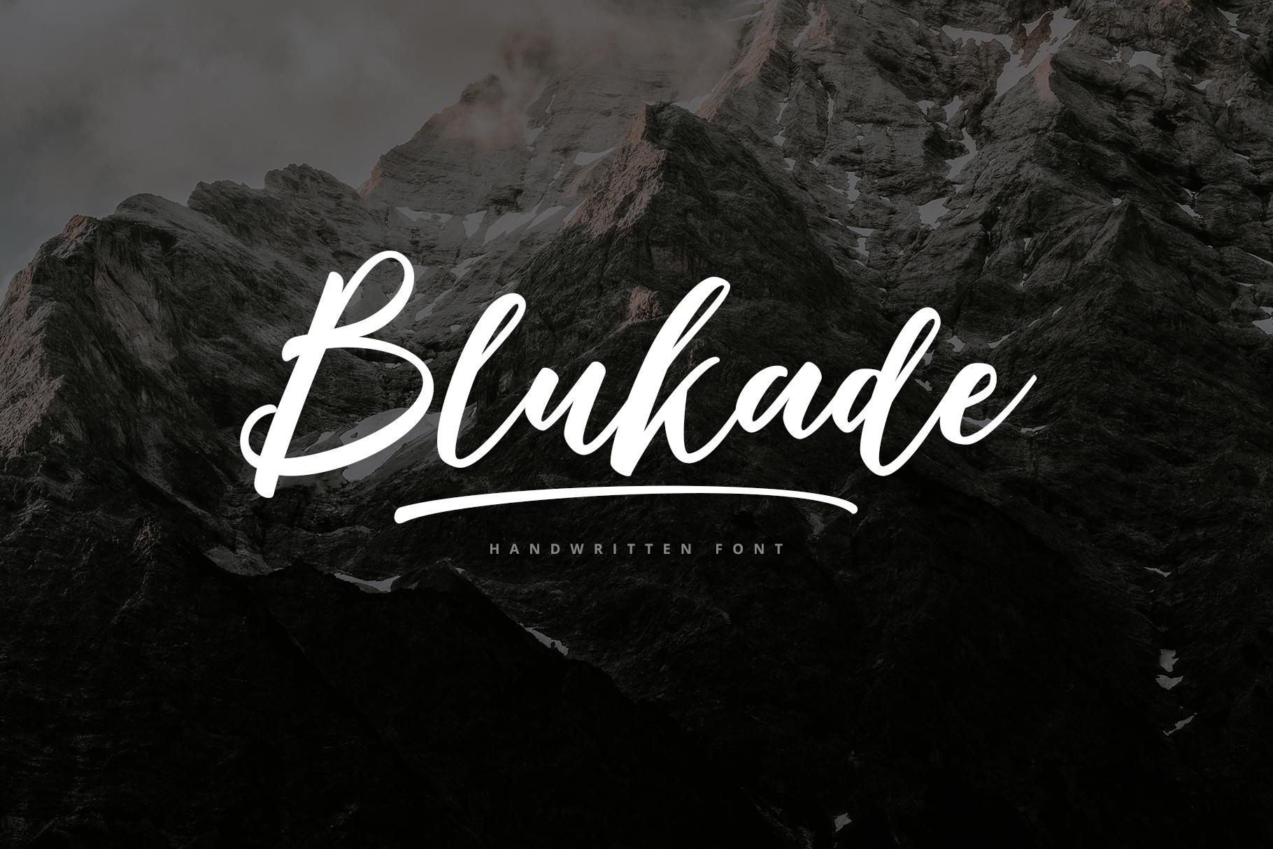 Blukade Font