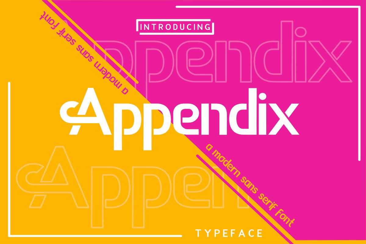 Appendix Font