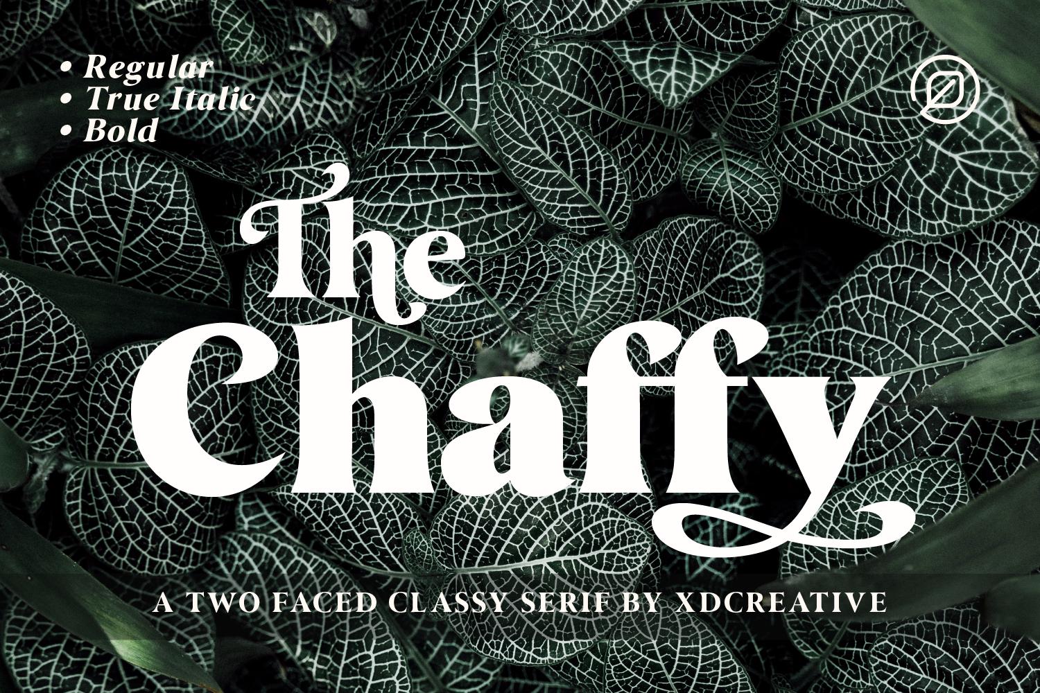 The Chaffy Font