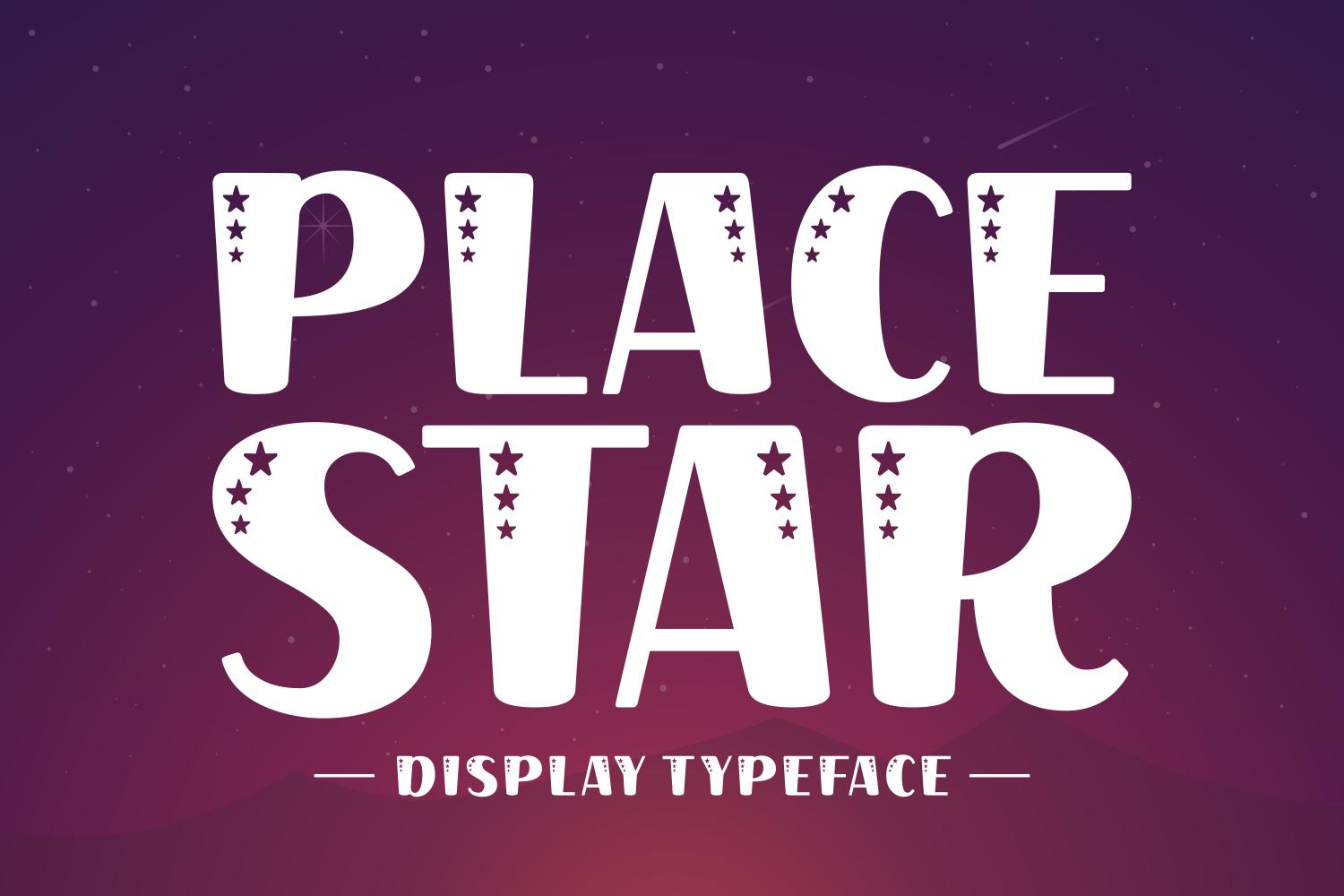 Place Star Font