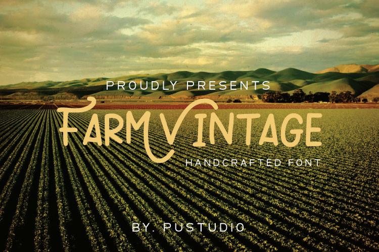 Farm Vintage Font