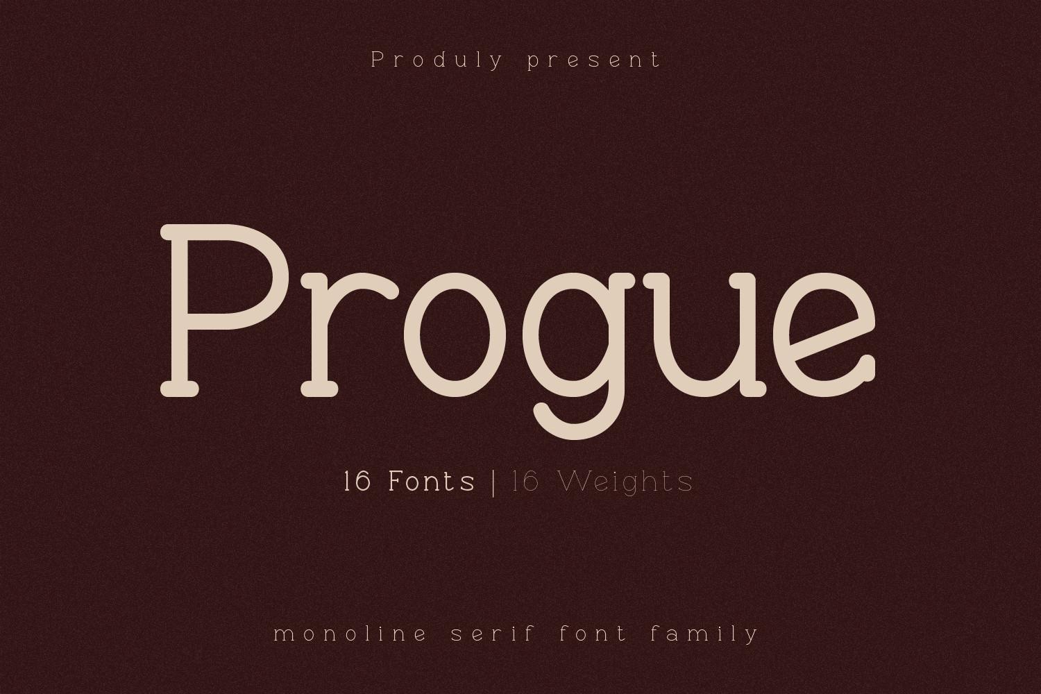 Progue Font