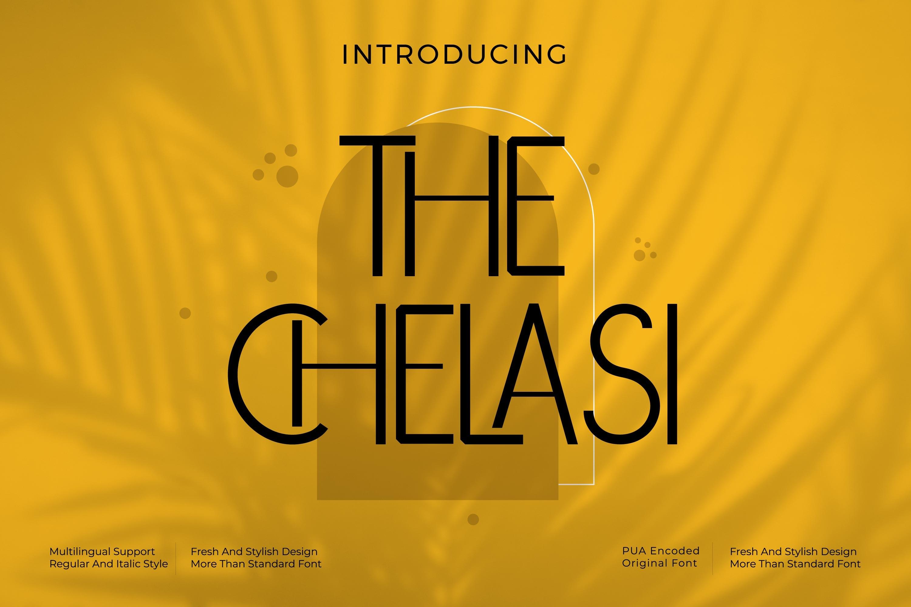 The Chelasi Font