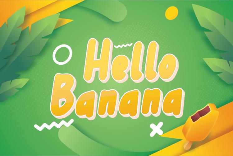 Hello Banana Font