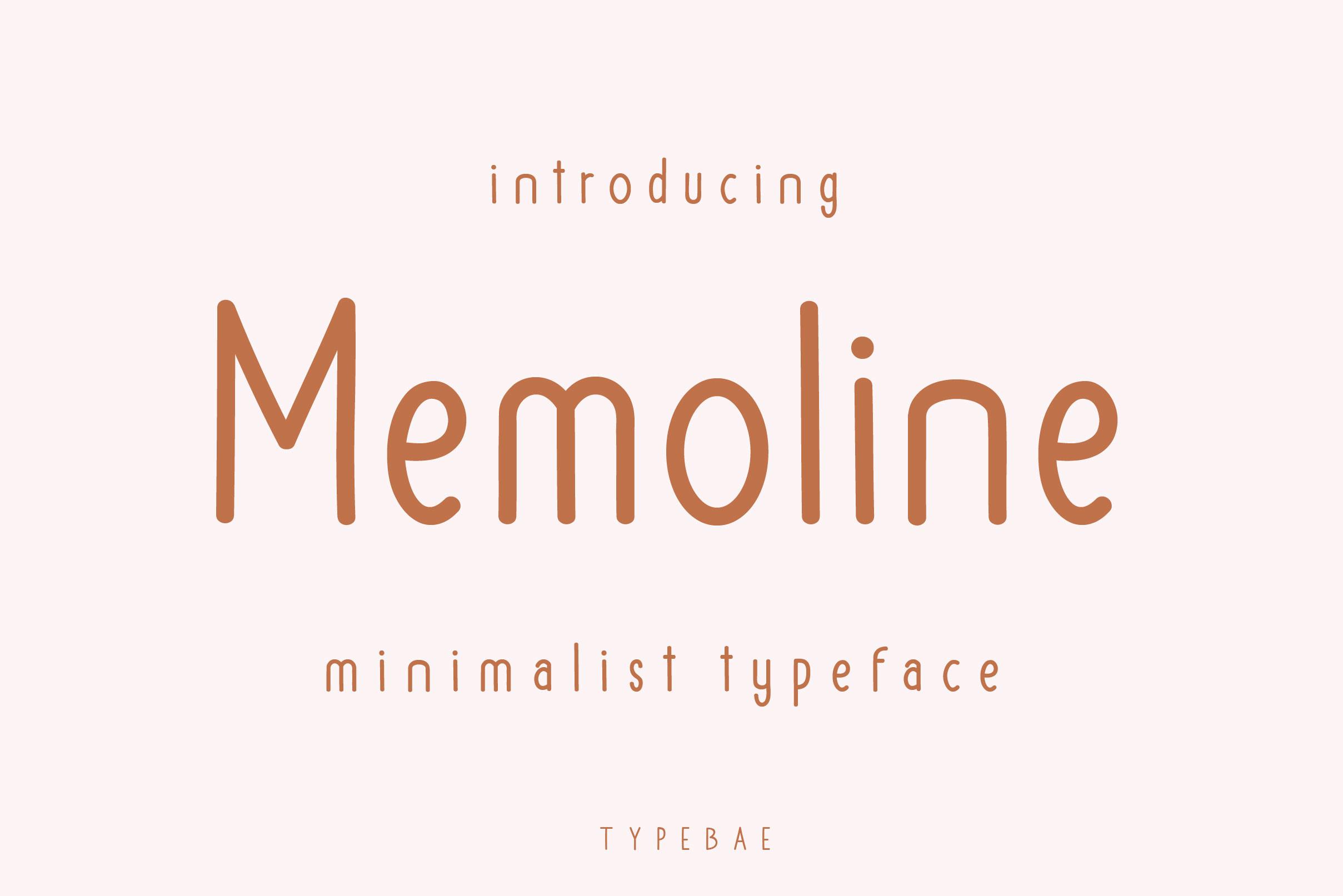 Memoline Font