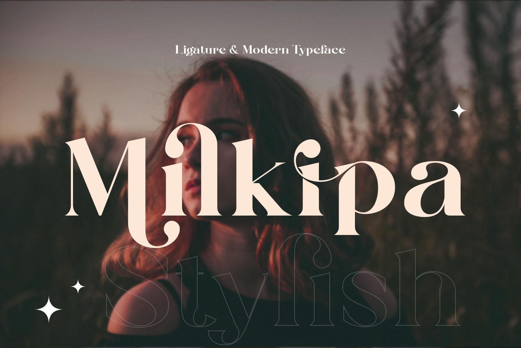Milkipack Stylish Font