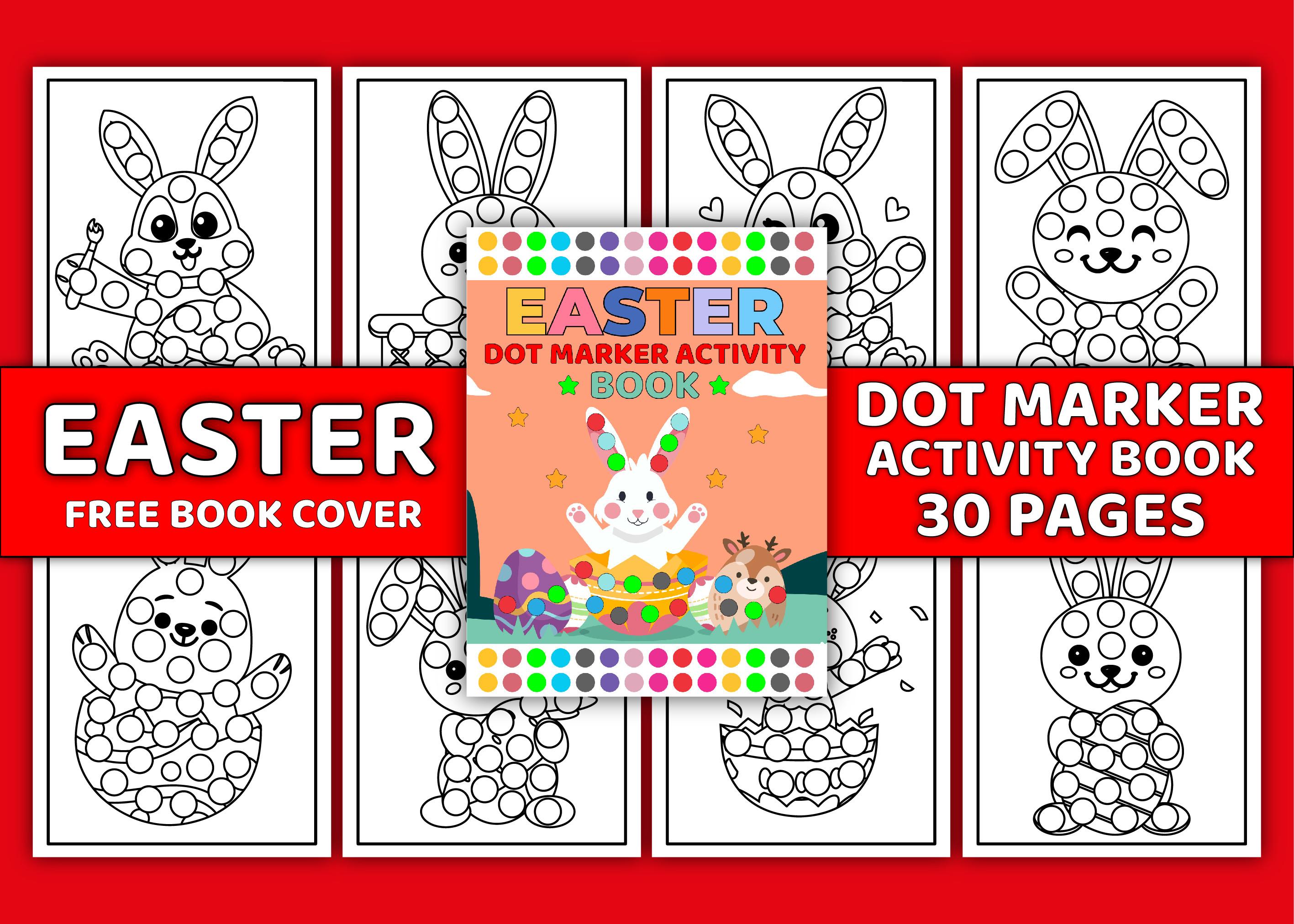 Easter Dot Marker Pages with Book Cover