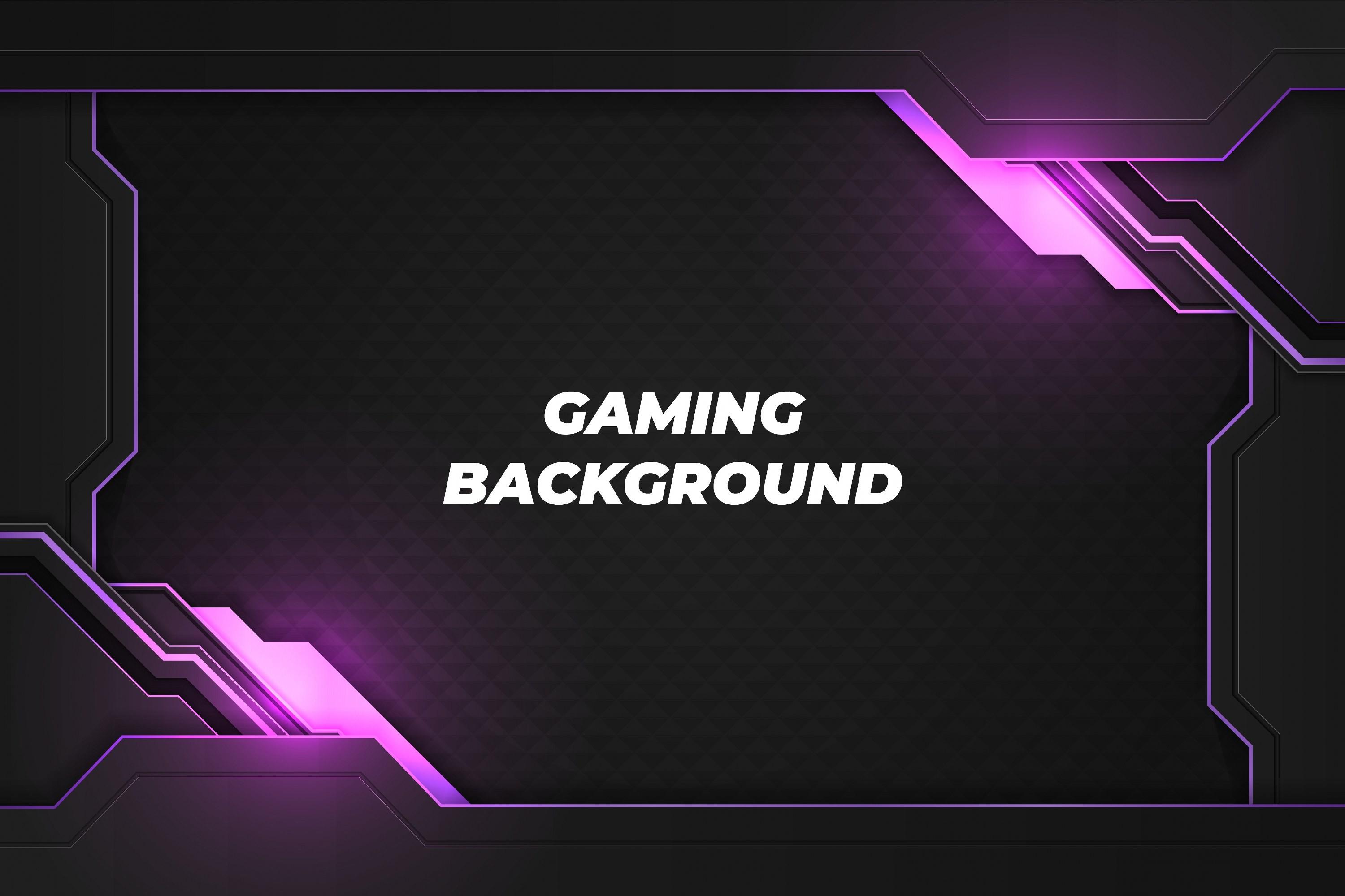 Gaming Background Black and Purple