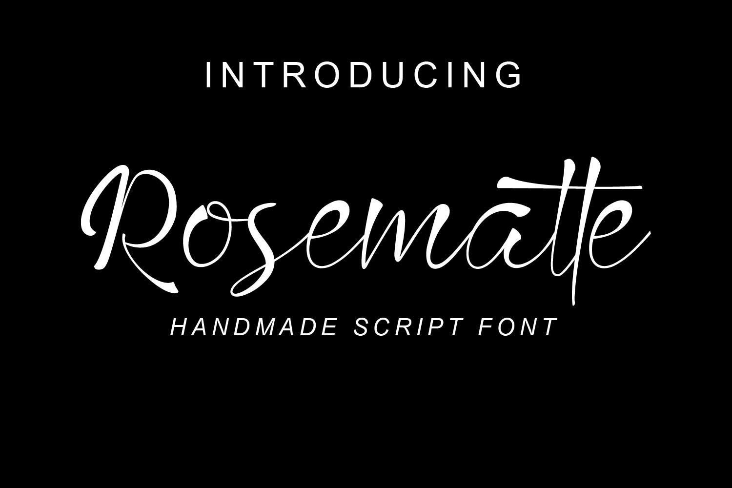 Rosematte Font