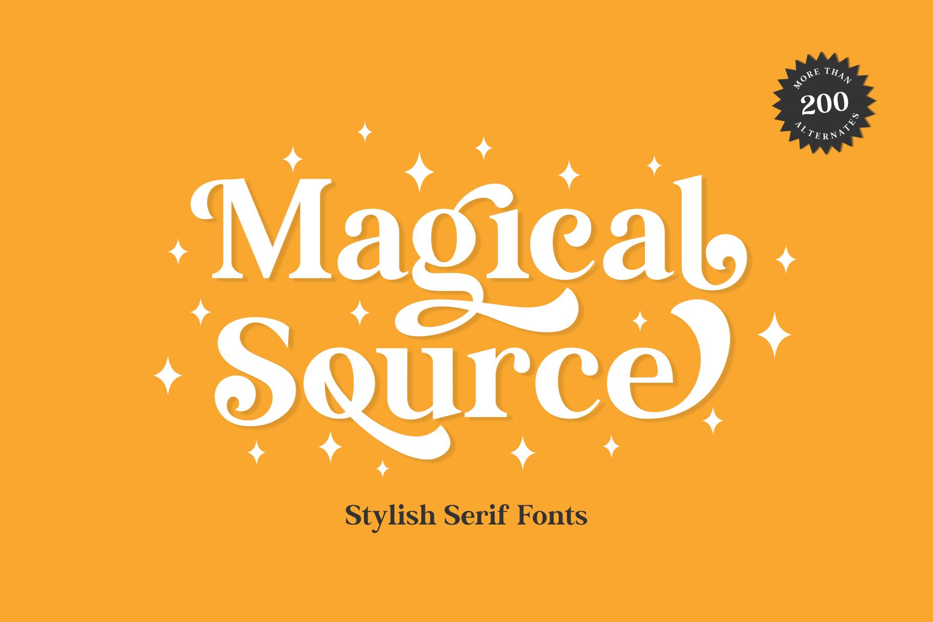 Magical Source Font