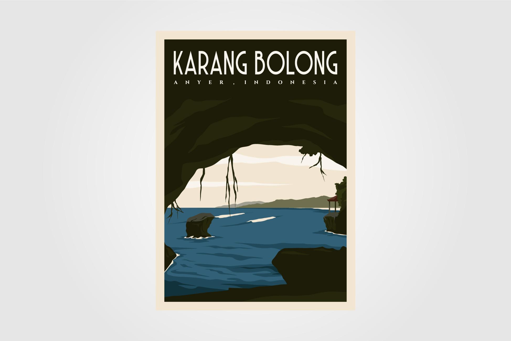 Karang Bolong Beach Vintage Travel