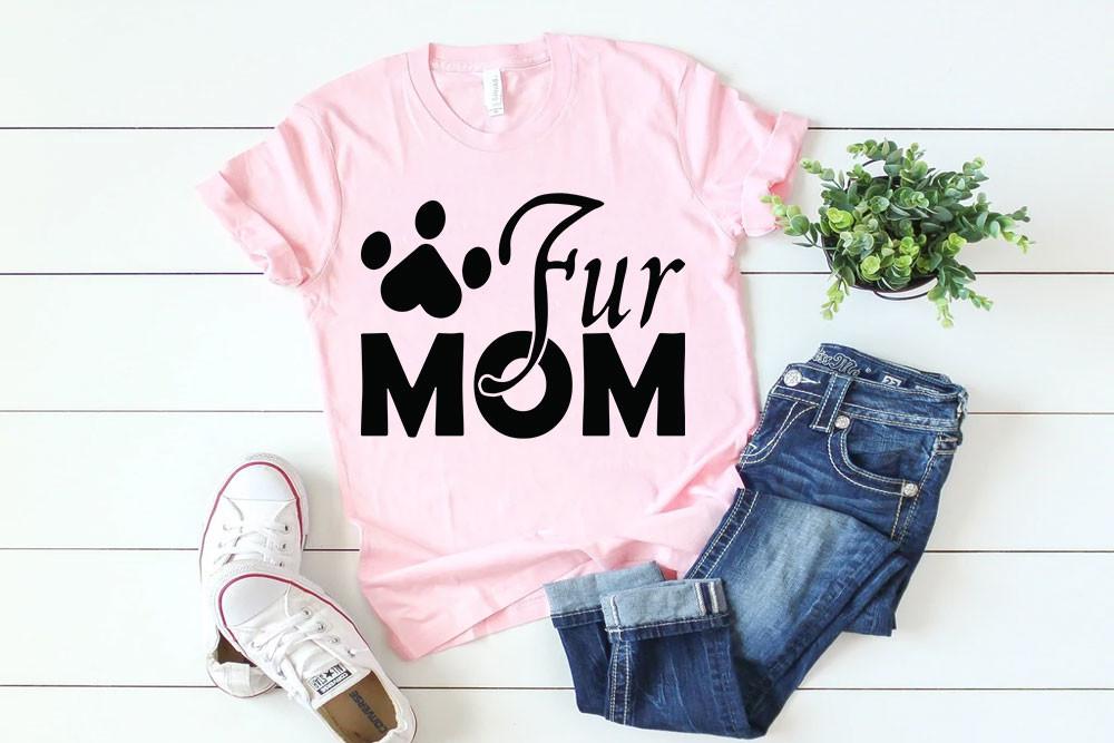 Dog Svg Design, FUR MOM