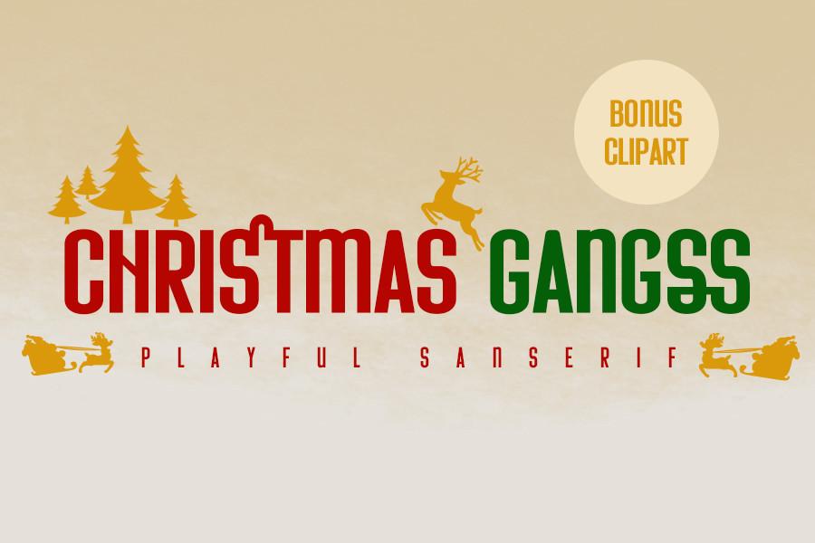 Christmas Gangss Font