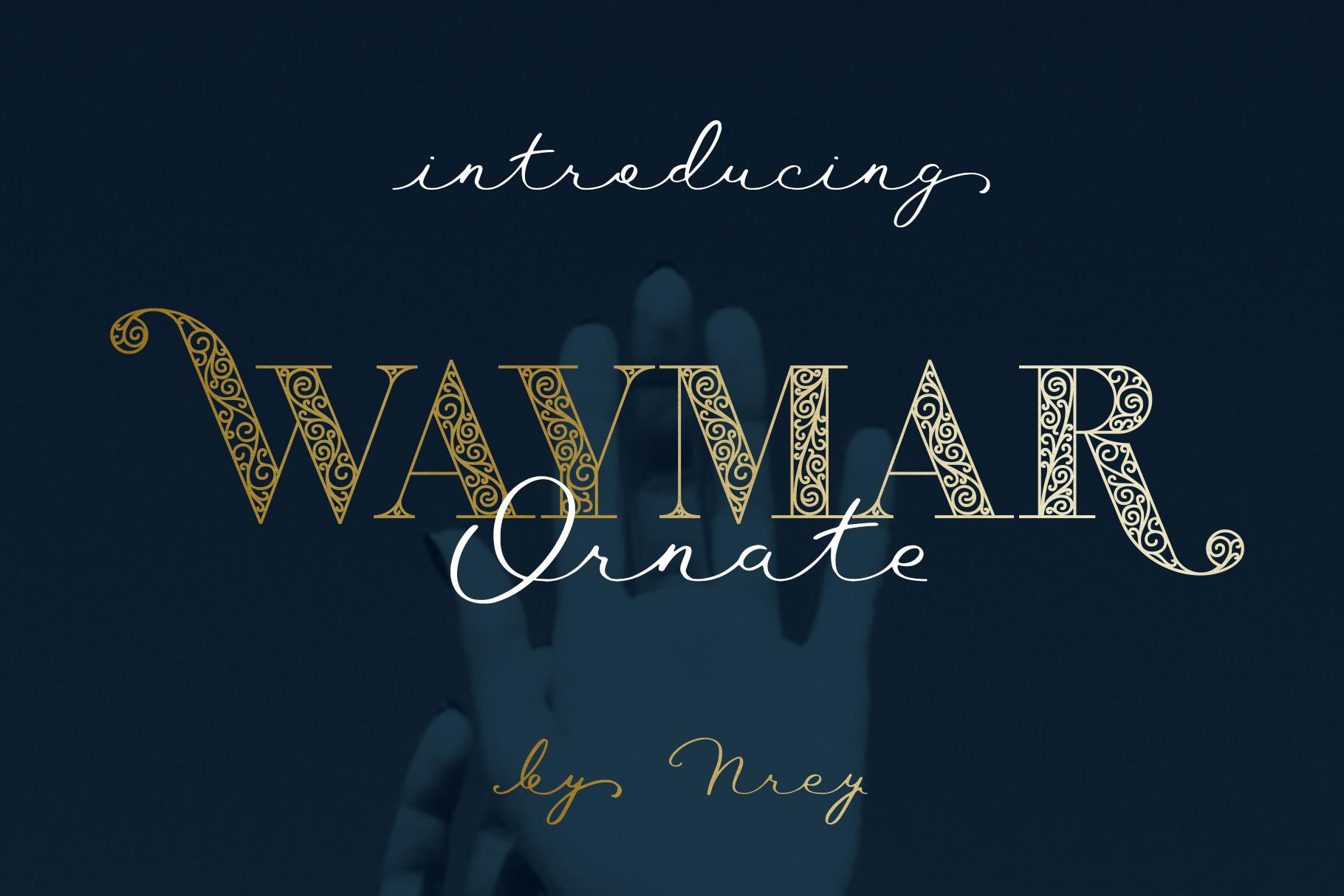 Waymar Ornate Font