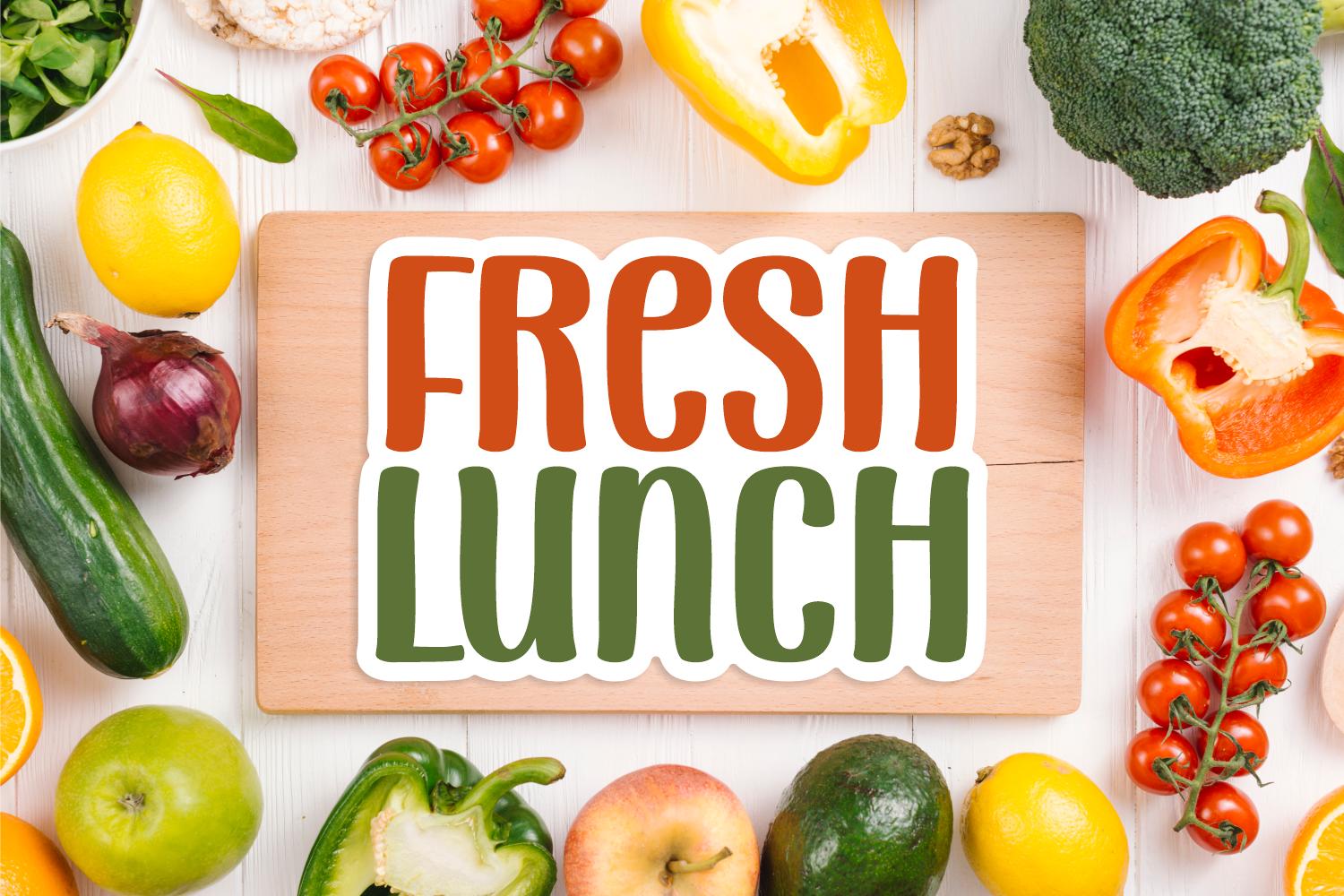 Fresh Lunch Font