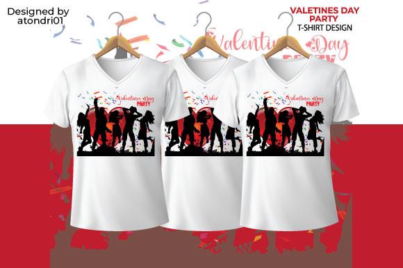 VALENTINES DAY PARTY -T-SHIRTS DESIGN