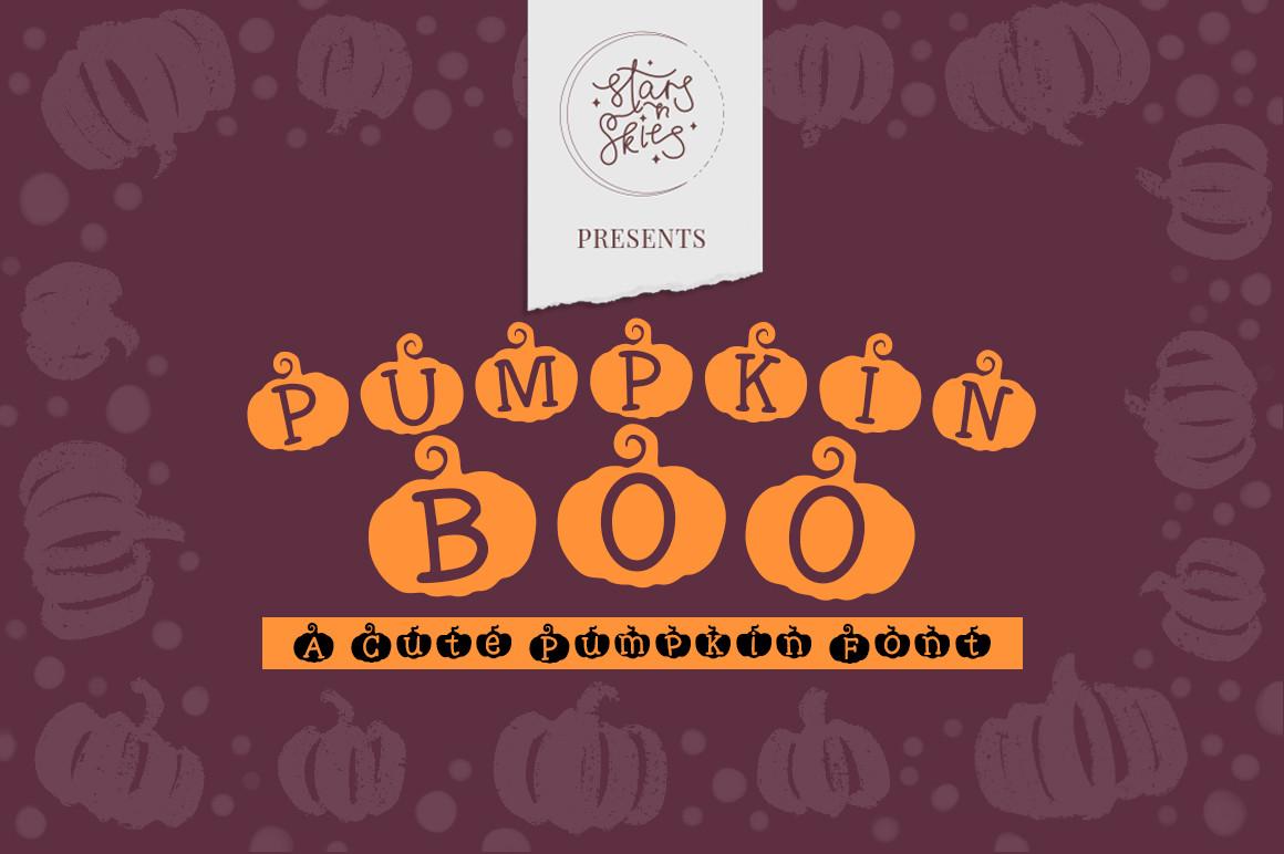 Pumpkin Boo Font