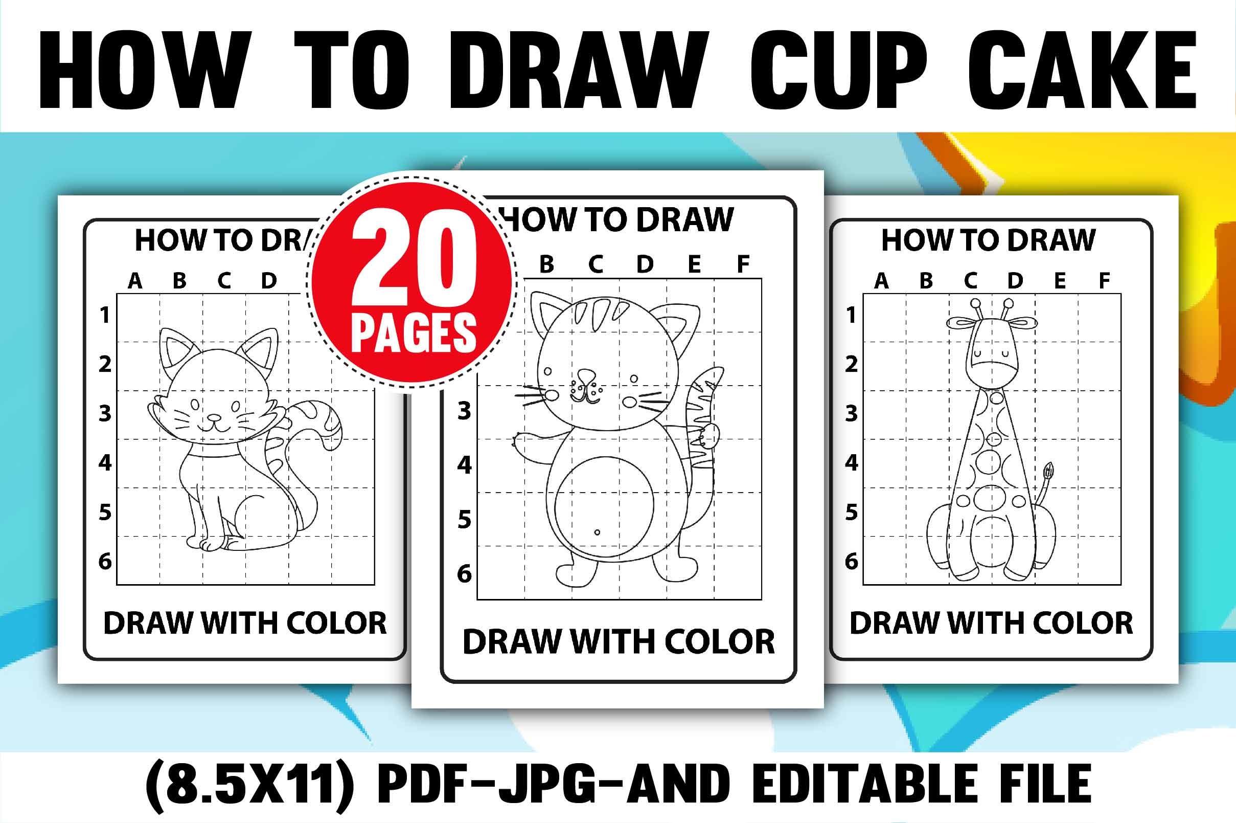 How to Draw Cute Animals Coloring Book