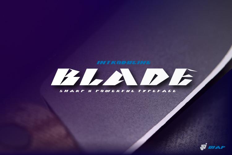 Blade Font