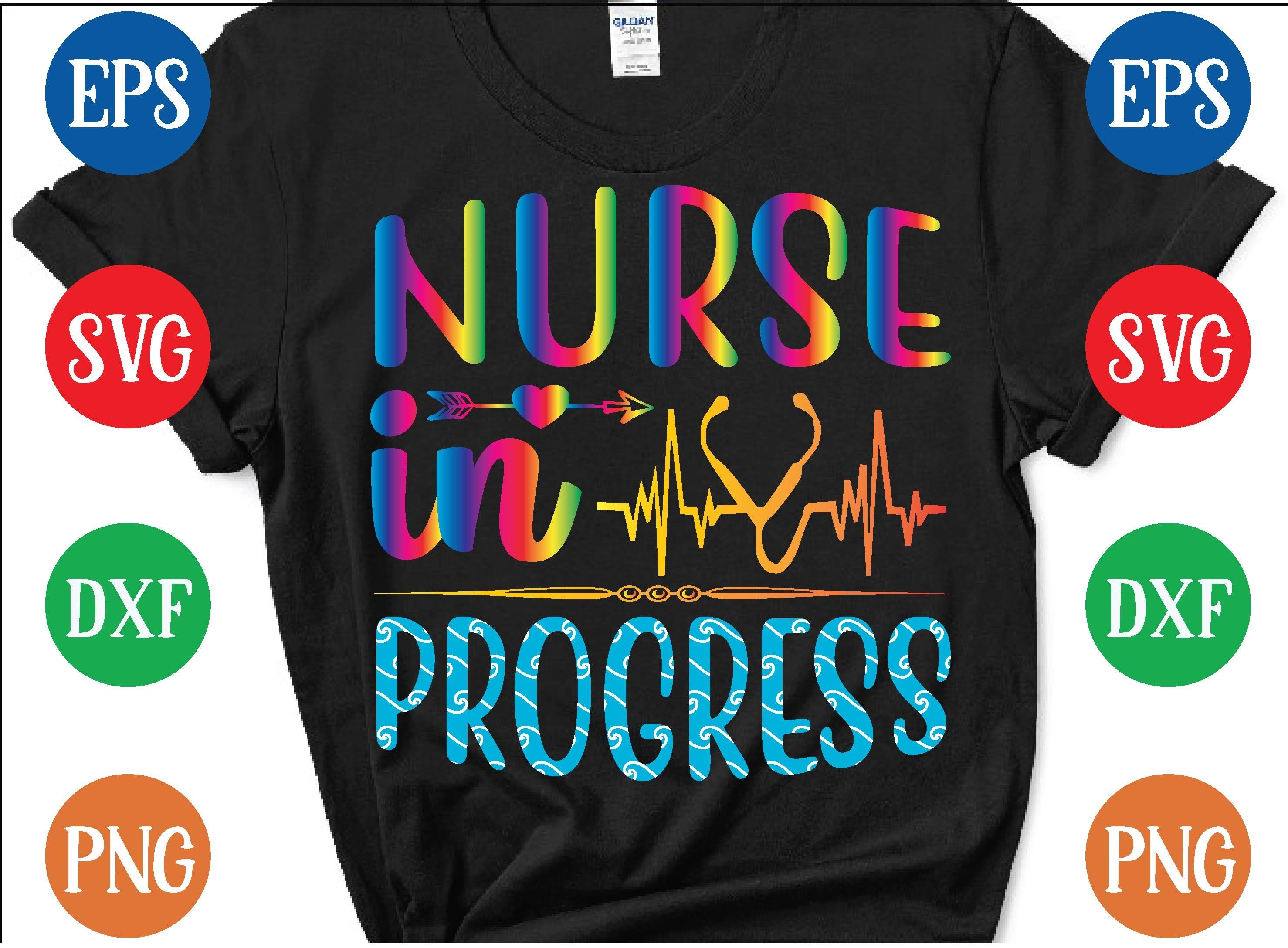 Nurse in Progress Svg Design