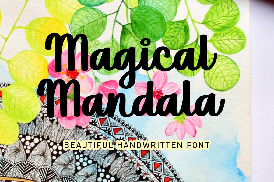 Magical Mandala Font