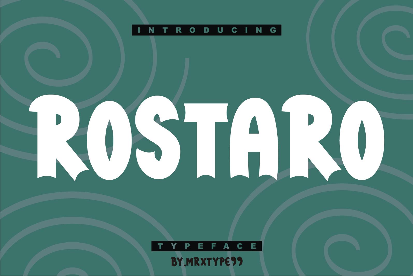 Rostaro Font
